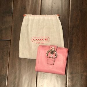 NWT Coach classic wallet in pink!